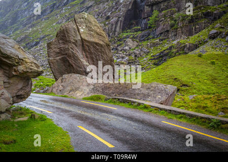 Fahren Sie über die Lücke von Dunloe Stockfoto