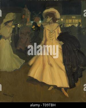 "Moulin Rouge" verlassen. Frankreich, zwischen 1901 - 1902. Abmessungen: 55,3 x 46,3 cm. Museum: Staatliche Eremitage, St. Petersburg. Autor: Tony Minartz.