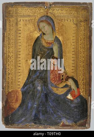 'Madonna von der Verkündigung Szene'. Italien, zwischen 1340 und 1344. Abmessungen: 30,5 x 21,5 cm. Museum: Staatliche Eremitage, St. Petersburg. Autor: Simone Martini (Simone di Memmi). SIMONE MARTINI. Martini, Simone, di. Stockfoto