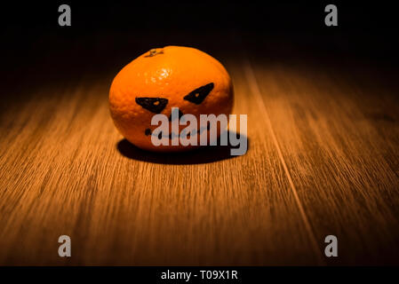 Mandarine Jack weißen Stockfoto