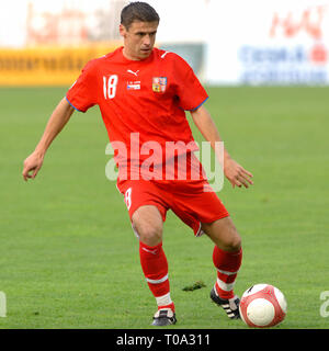 Oktober 7, 2006 - Liberec, Tschechische Republik - Tschechische Republik ''A'' vs San Marino ''A'', 7:0, Gruppe D Euro 2008-Qualifikationsspiel, 7.10.2006, Liberec, CZ. Marek Kulic der Tschechischen ''A'' Team. Foto Slavek Ruta (Credit Bild: © Slavek Ruta/ZUMA Draht) Stockfoto