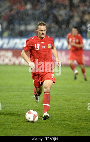 Liberec, Tschechische Republik. 7. Okt 2006. Tschechische Republik ''A'' vs San Marino ''A'', 7:0, Gruppe D Euro 2008-Qualifikationsspiel, 7.10.2006, Liberec, CZ. Tomas Zapotocny. Photo Credit: Slavek Slavek Ruta Ruta/ZUMA Draht/Alamy leben Nachrichten Stockfoto