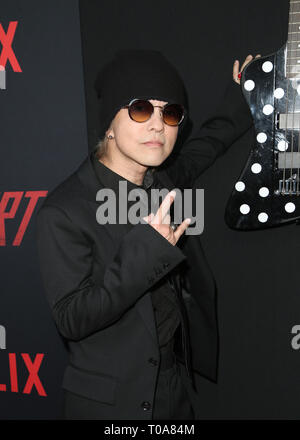 Los Angeles, Ca, USA. 18 Mär, 2019. Hyde, NETFLIX Premiere der Schmutz am ArcLight Hollywood in Los Angeles, Kalifornien am 18. März 2019. Credit: Faye Sadou/Medien Punch/Alamy leben Nachrichten Stockfoto