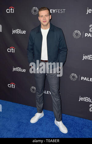 Los Angeles, USA. 17 Mär, 2019. Oliver Stark Kreischen der Fox-TV-Serie '9-1-1' am 36. Paleyfest 2019 an der Dolby Theater, Hollywood. Los Angeles, 17.03.2019 | Verwendung der weltweiten Kredit: dpa/Alamy leben Nachrichten Stockfoto