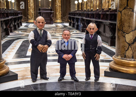 Warner Bros, Studio, Tour, London, stellt die ursprüngliche Gringotts Bank der Zauberer Stockfoto