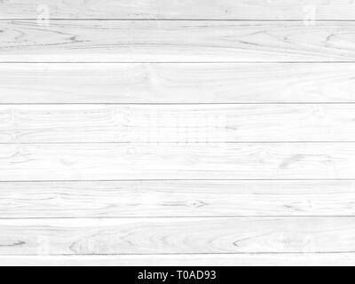 Weiße horizontale Holz- Muster strukturierten Hintergrund für dekorative oder Arbeit Textur Design. Stockfoto