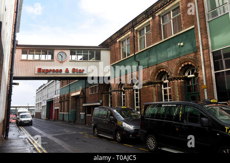 Der Express & Stern Zeitung Büros in Wolverhampton England Großbritannien Stockfoto