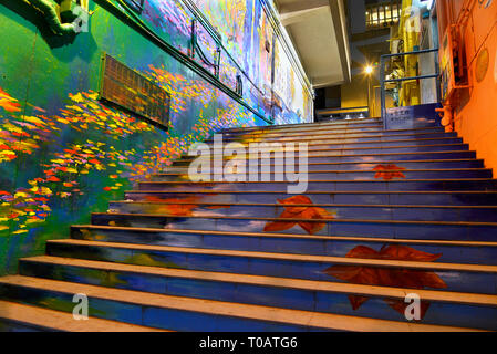 Reise - Reiseziel - Hongkong - Street Art - ArtLane Stockfoto