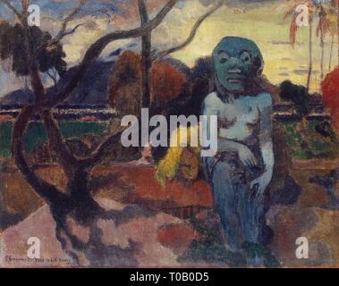 'Rave te Hiti aamu (das Idol)". Frankreich, 1898. Abmessungen: 73,5 x 92 cm. Museum: Staatliche Eremitage, St. Petersburg. Autor: Paul Gauguin. PAUL GAUGUIN. Eugéne Henri Paul Gauguin. Stockfoto