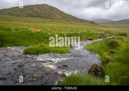 Auf der Ballaghasheen Pass Road, Co Kerry, Irland Stockfoto