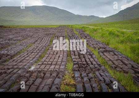 Auf der Ballaghasheen Pass Road, Co Kerry, Irland Stockfoto