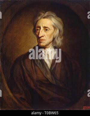 "Portrait von John Locke". Großbritannien, 1697. Abmessungen: 76 x 64 cm. Museum: Staatliche Eremitage, St. Petersburg. Thema: Sir Godfrey Kneller. Godfrey Kneller. Sir Gotfrey Kneller. Stockfoto