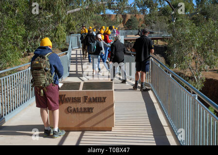 DINOSAUR CANYON, die Australische Zeitalter der Dinosaurier Museum für Naturkunde, Winton, Queensland, Australien. Stockfoto