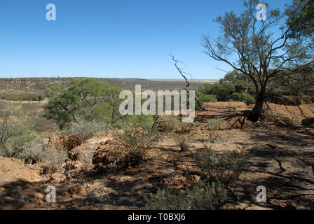 DINOSAUR CANYON, die Australische Zeitalter der Dinosaurier Museum für Naturkunde, Winton, Queensland, Australien. Stockfoto