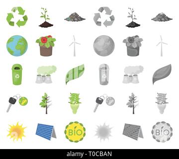 Atmosphäre, Fahrrad, bio, können, Auto, Cartoon, Mono, sauber, Sauberkeit, Sammlung, Design, trocken, dump, Erde, öko, ökologisch, Ökologie, Energie, Anlagen, Blume, fluoreszierend, voll, Garbage, Grün, Hälfte, Icon, Illustration, isoliert, Schlüssel, Label, Lampe, Blatt, Ernährung Umwelt, Panel, Anlage, Umweltverschmutzung, Topf, Verarbeitung, Produkt, Wiederverwertung, Recycling, Satz, Zeichen, Solar, sprießen, Sonne, Symbol, Baum, Turbine, Vector, Vektor, Vektoren, Stock Vektor