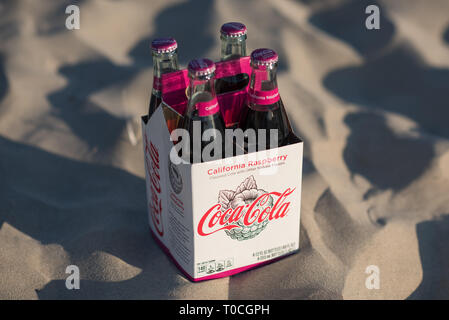 Kalifornien Himbeere Coca Cola. Stockfoto