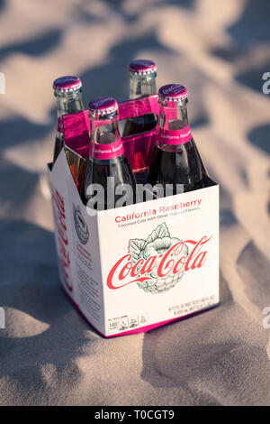 Kalifornien Himbeere Coca Cola. Stockfoto