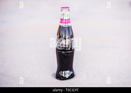 Kalifornien Himbeere Coca Cola. Stockfoto