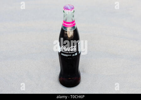 Kalifornien Himbeere Coca Cola. Stockfoto