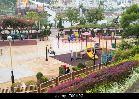 Fa Hui Park, Mongkok, Kowloon, Hong Kong Stockfoto