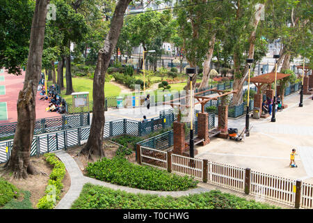 Fa Hui Park, Mongkok, Kowloon, Hong Kong Stockfoto