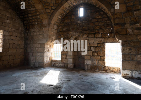 Saida (Sidon) Crusader Meer Schloss ist eine mittelalterliche Festung bauen während der Kreuzzüge in Saida, Libanon Stockfoto