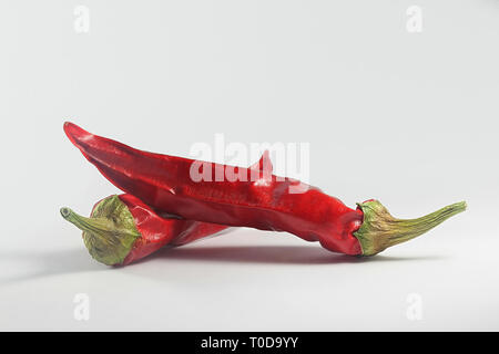 Rote Chilischoten Stockfoto
