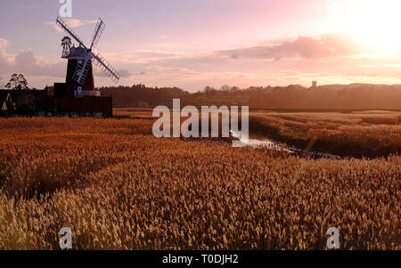 Cley Mühle, cley-next-the-Sea, Norfolk, England Stockfoto