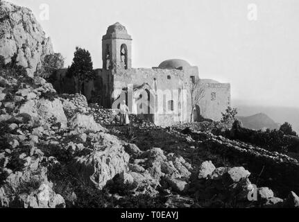 Einsiedelei des heiligen Mutter von Cetrella, Anacapri, Capri, Kampanien, Italien 1930-40 Stockfoto