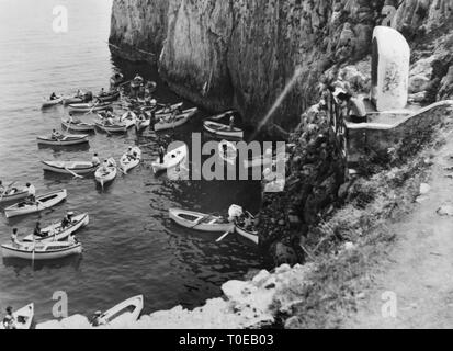 Grotta Azzurra, Anacapri, Capri, Kampanien, Italien 1930-40 Stockfoto