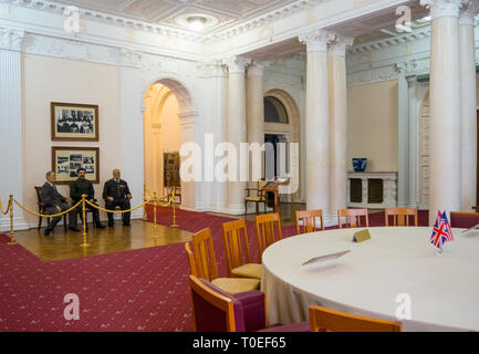 Jalta, Russland, 10. November 2015: Der Innenraum der Lobby, Liwadia-palast, Yalta, Krim Stockfoto