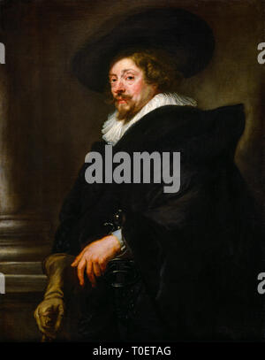 Sir Peter Paul Rubens (1577–1640), Selbstporträt in Öl auf Leinwand 1638-1639 Stockfoto