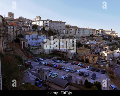 Stadt Narni übersicht, Terni, Umbrien, Italien Stockfoto