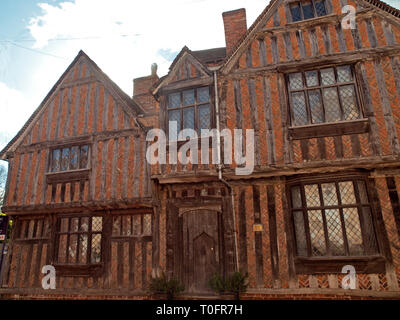 De Vere Haus in der mittelalterlichen wolle Stadt Lavenham, Suffolk Stockfoto