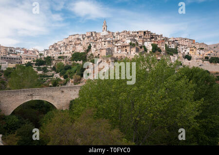 Die malerische Stadt von Bocairent in der Provinz Valencia, Spanien Stockfoto