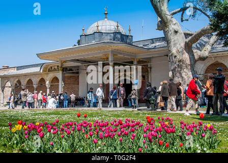 Istanbul, Türkei, 12. April 2007: Eingang der Topkapi Palast Stockfoto