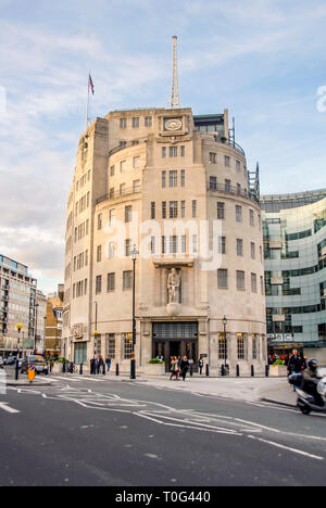 London, UK, 30. Oktober 2012: BBC Stockfoto