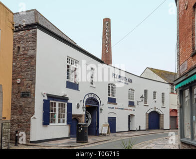 Distillery Southside Blackfriars Street, Barbican, Plymouth home auf die Tanner Brüder Barbican Küche Restaurant Stockfoto