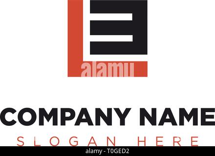 Le, L3, C3, CE Firmengruppe Logo Konzept Idee Stock Vektor