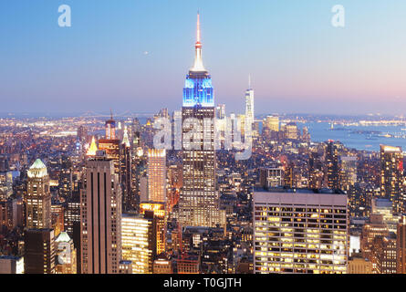 Skyline von New York City, USA Stockfoto
