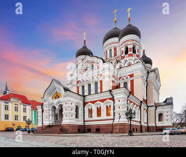 Tallinn, die Alexander-Newski-Kathedrale, Estland Stockfoto