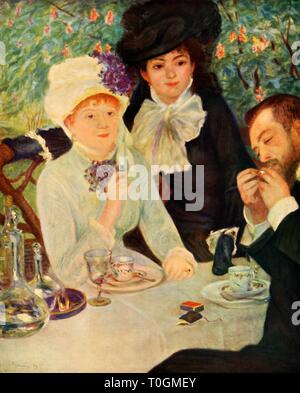 "Lunch im Garten", 1879, (1937). Schöpfer: Pierre-Auguste Renoir. Stockfoto