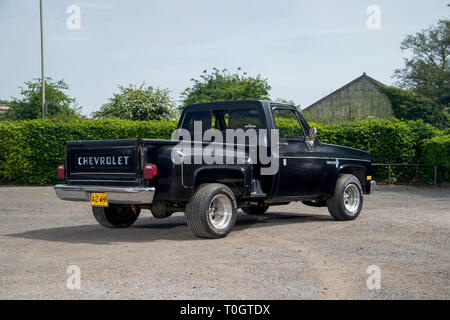 1984 Chevrolet C10 Amerikanische pick up truck Stockfoto