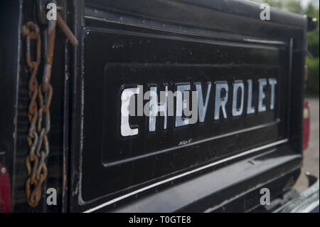 1984 Chevrolet C10 Amerikanische pick up truck Stockfoto