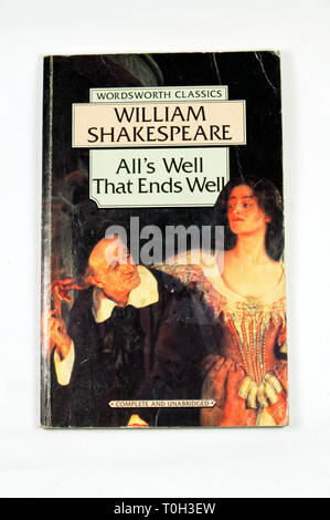 Wordsworth Classics Ende gut, alles gut William Shakespeare Stockfoto