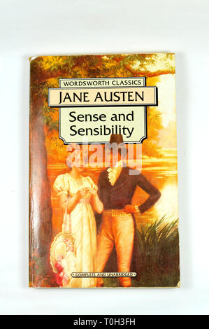 Wordsworth Classics Sinn und Sinnlichkeit von Jane Austen Stockfoto