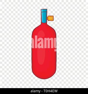 Gas Granate Handsymbol, Cartoon-Stil Stock Vektor