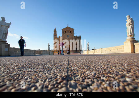 Basilika in Gozo, Bażilika - Santwarju Nazzjonali tal-Madonna Ta' Pinu Stockfoto