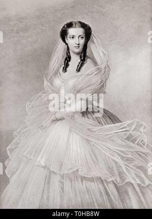Königin von Großbritannien, Alexandra von Dänemark, Stockfoto