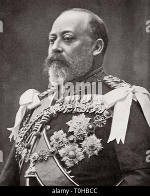 König von Großbritannien und den britischen Dominions, Edward VII. Stockfoto